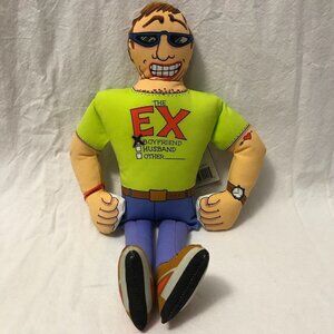 Doggy Hoots Fat Cat Inc. The Ex Plush Dog Toy